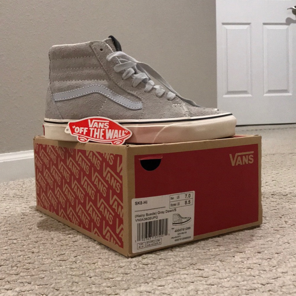Vans high top suade